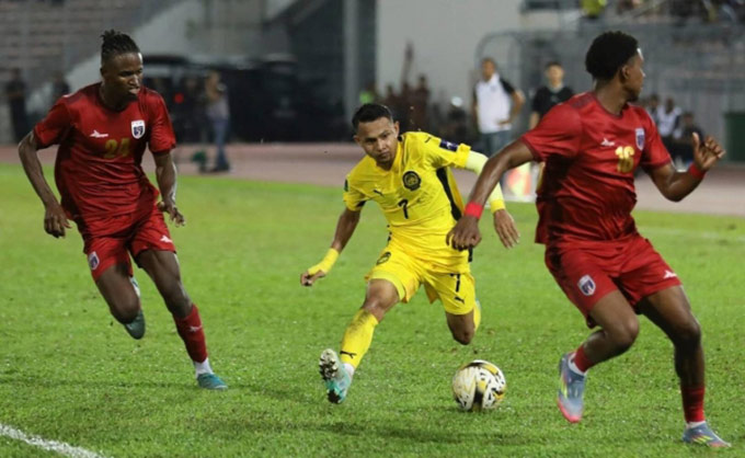 Malaysia thua 0-3 Cape Verde