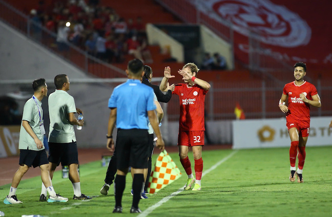 Thậm chí họ đã có bàn mở tỷ số từ phút 15 của trận đấu. Ảnh: CTV