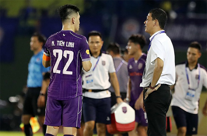 Tiến Linh đang không sở hữu phong độ tốt trong thời gian gần đây. Ảnh: Anh Khoa