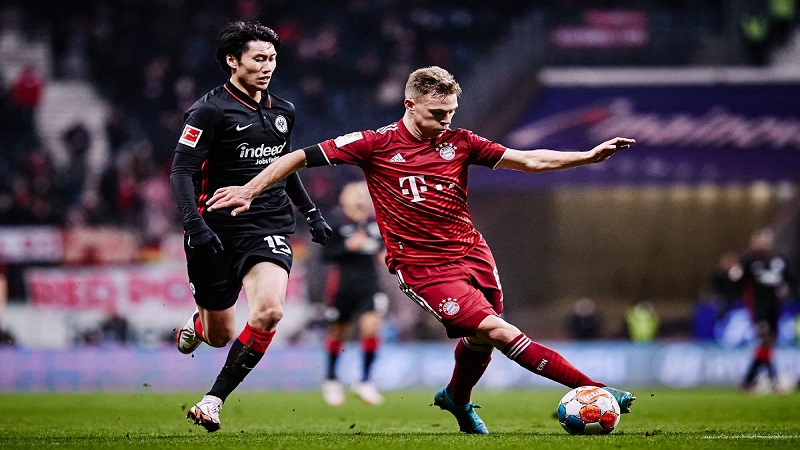 Đối đầu giữa Bayern Munich và Eintracht Frankfurt